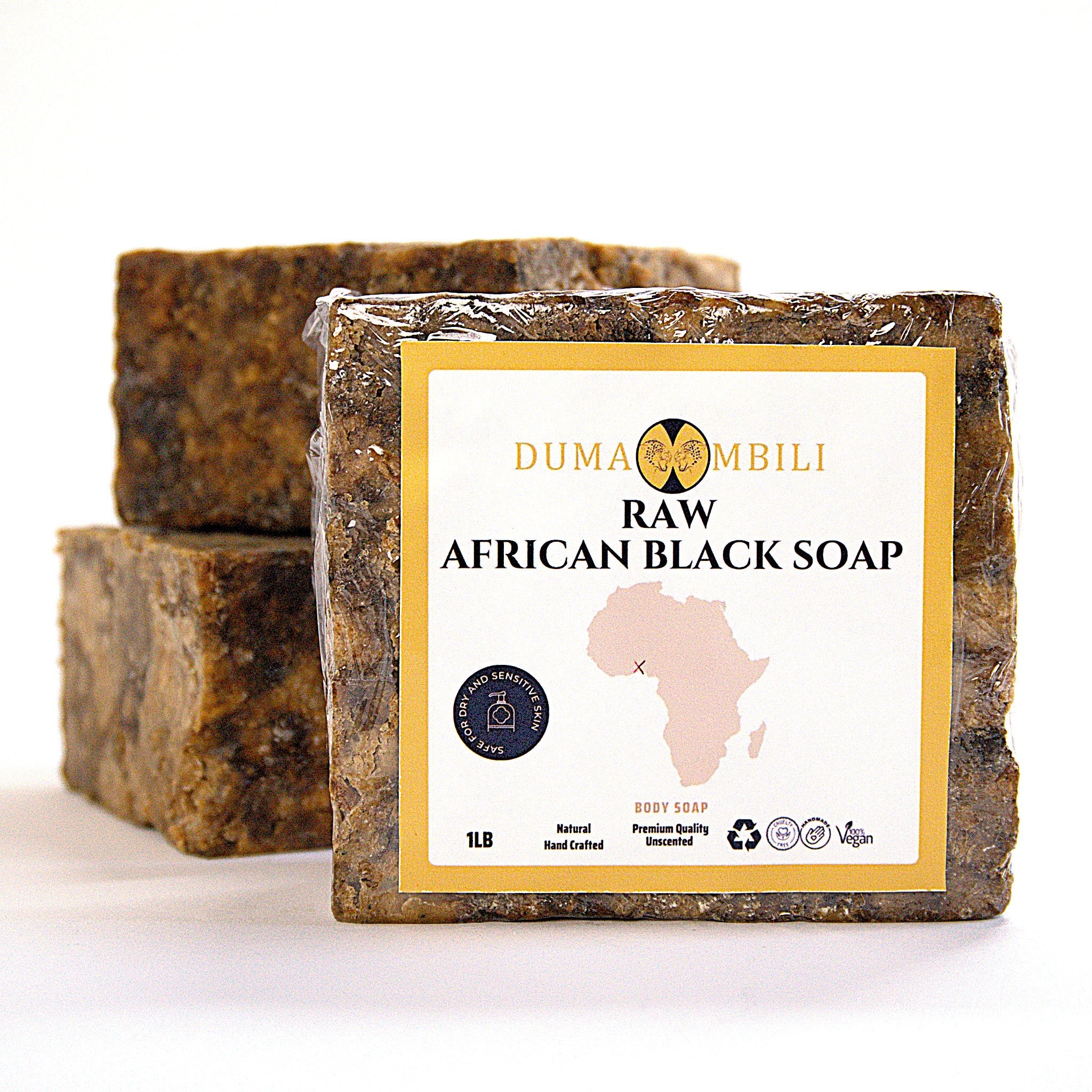 Authentic African Black Soap | Handcrafted in Ghana | Acne, Eczema & Glowing Skin