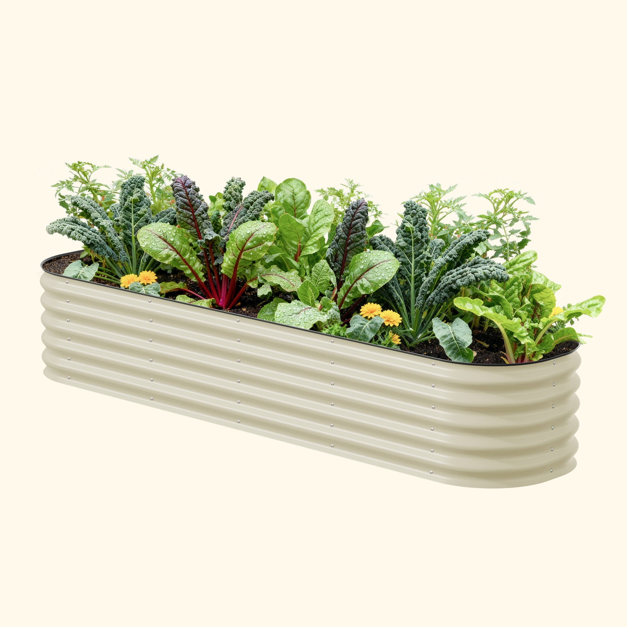17" Tall Metal Raised Garden Bed Kit | 9-in-1 Modular | 20-Year Durability