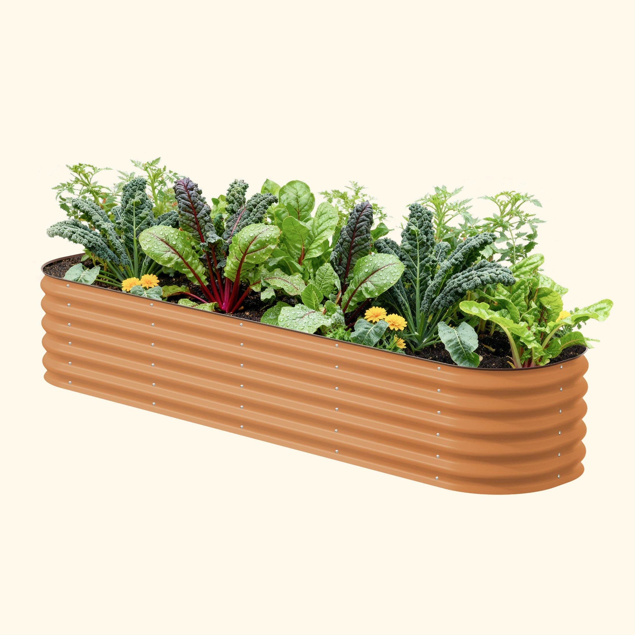 17" Tall Metal Raised Garden Bed Kit | 9-in-1 Modular | 20-Year Durability